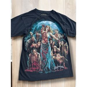 Y2K Nightshade Horror T-Shirt the Final Seconds 2008 Gothic Zombie  Sz M